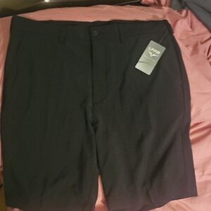 Links Edition Men's Black Golf Shorts